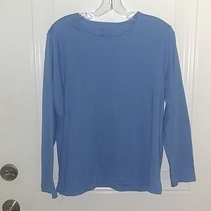 blue LS tee